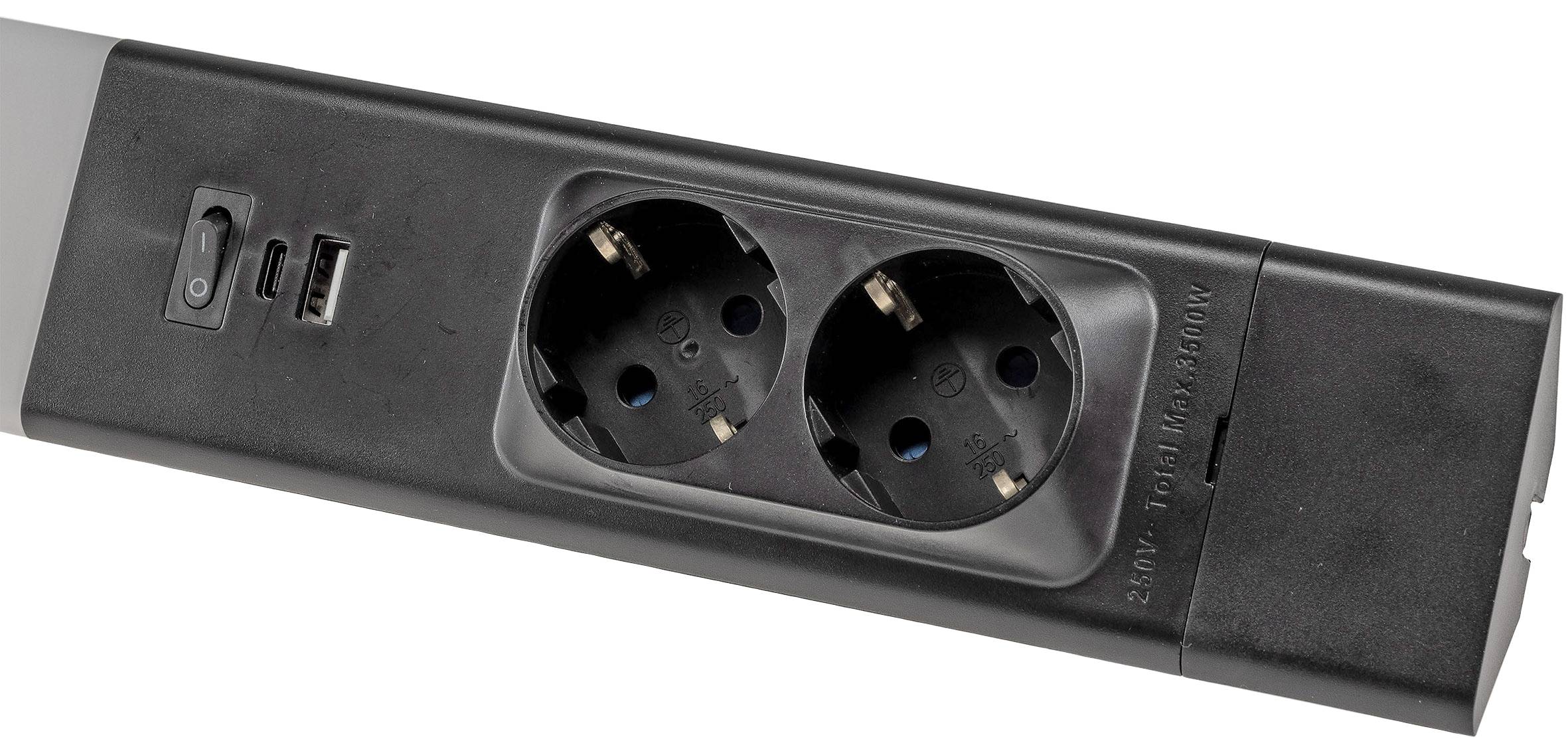 CHILITEC LED-Unterbauleuchte Arusha, EEK: F, 18 W, 1778 lm, 60 cm, schwarz