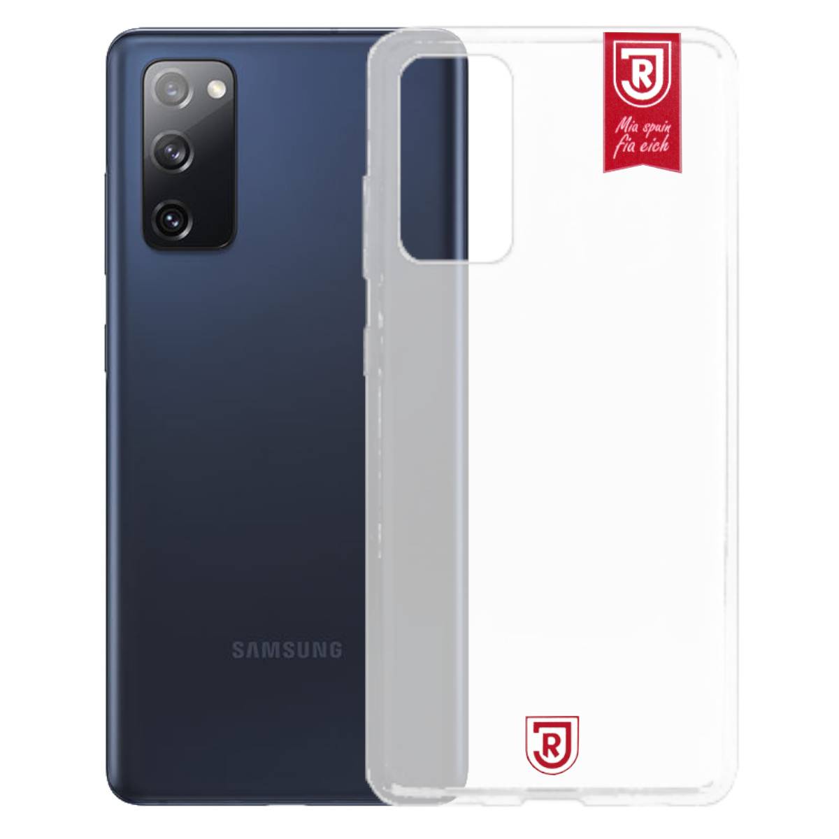 SSV Jahn Regensburg TPU Schutzhülle mit Banner Mia spuin fia eich Transparent für Samsung Galaxy S20 FE