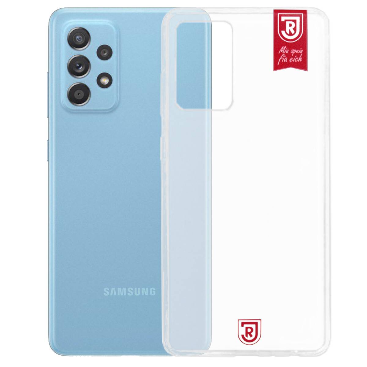 SSV Jahn Regensburg Hülle Mia spuin fia eich Transparent für Samsung Galaxy A52