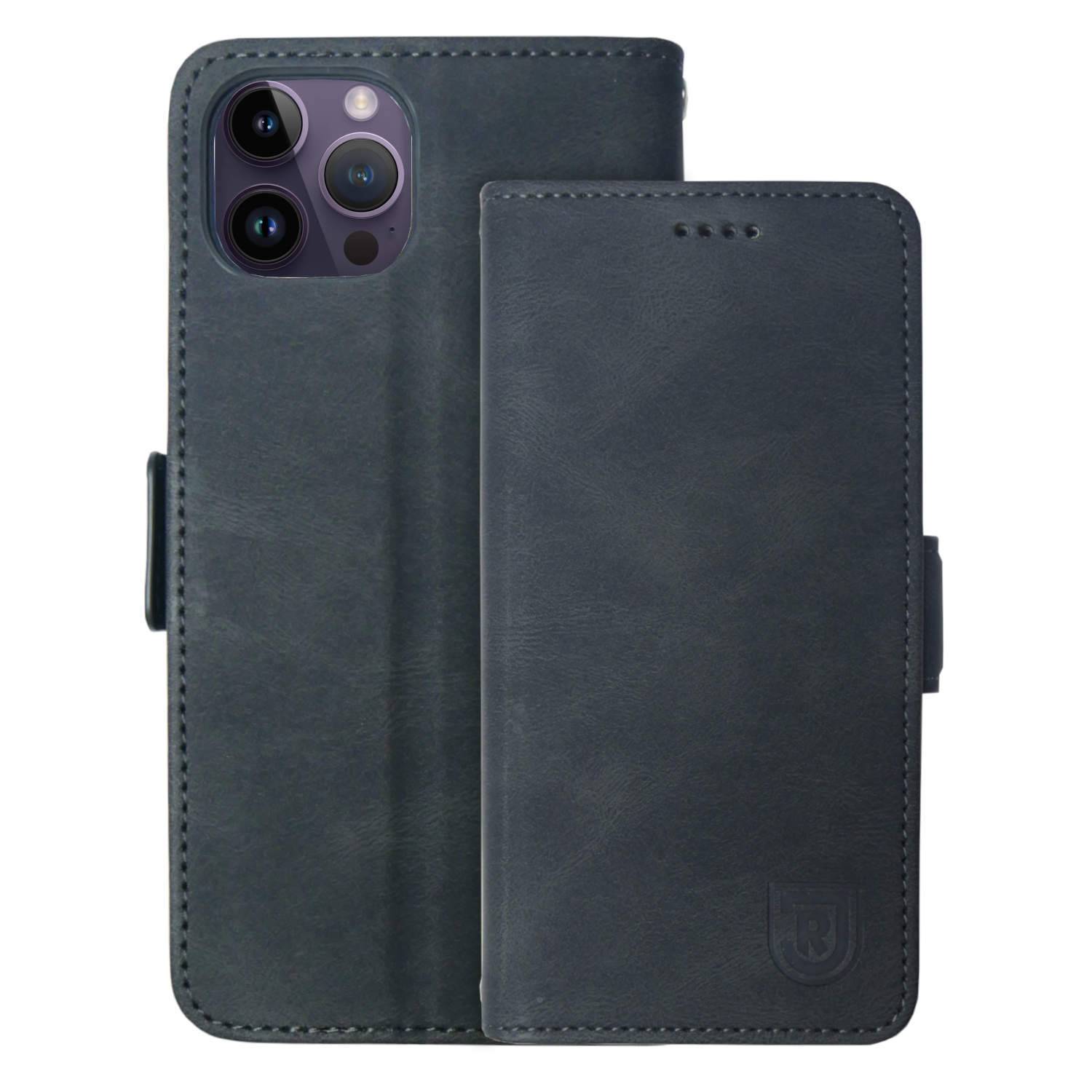SSV Jahn Regensburg Wallet Schutzhülle Jahn Logo Schwarz Apple iPhone 14 Pro
