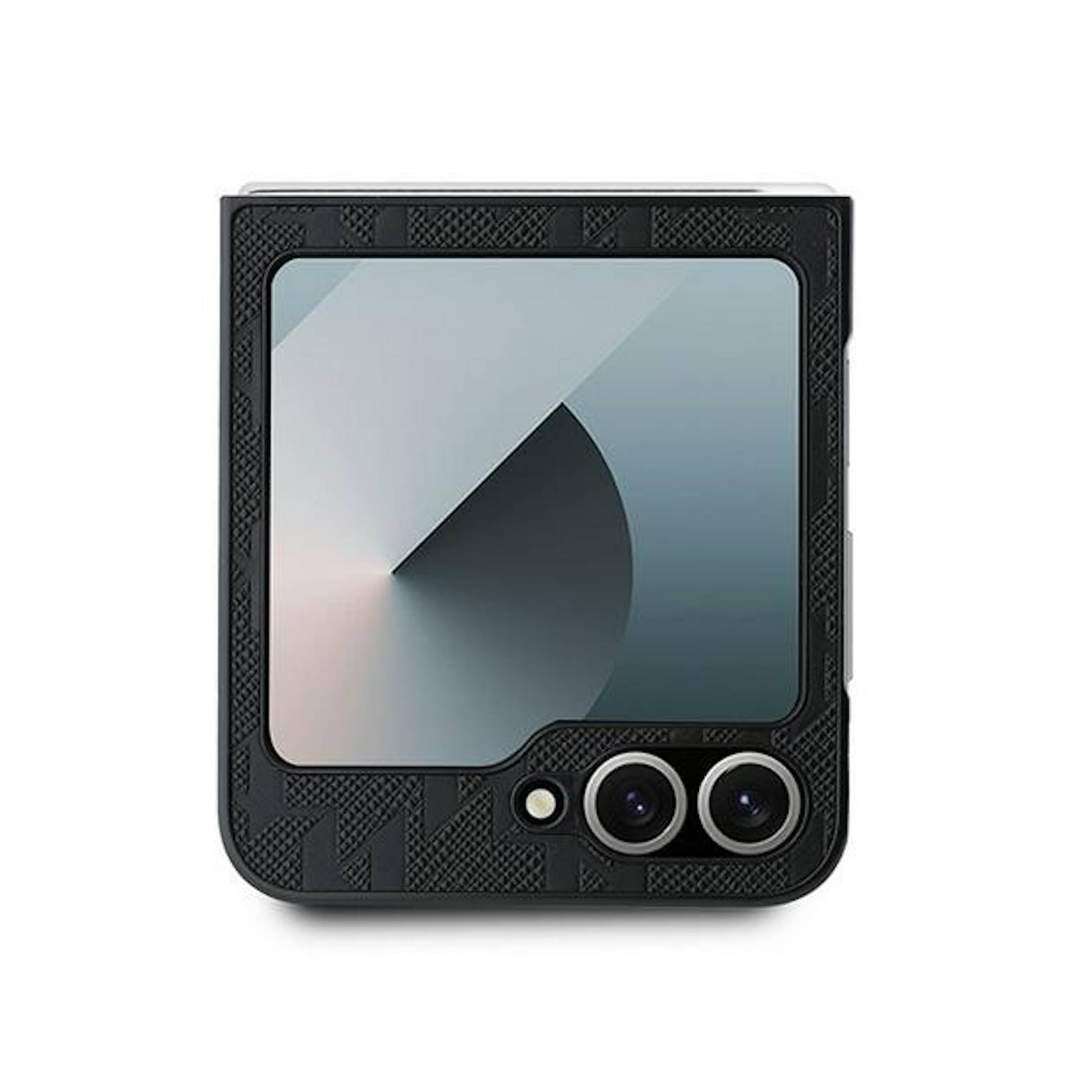 Karl Lagerfeld Samsung Galaxy Z Flip6 Hülle Saffiano Monogram Ikonik Pin Design