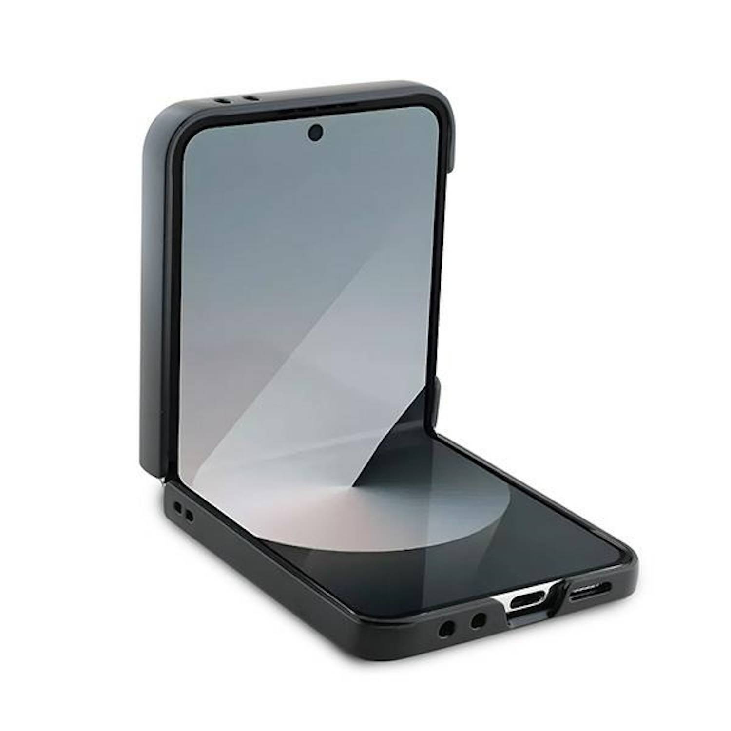 Karl Lagerfeld Samsung Galaxy Z Flip6 Hülle Saffiano Monogram Ikonik Pin Design