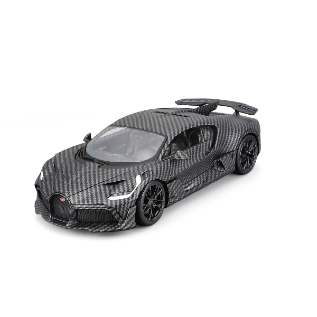 Bburago 18-11101 - Modellauto - Bugatti Divo Carbon (grau, Maßstab 1:18) Sonderedition