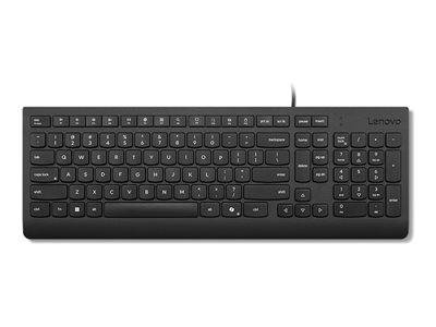 LENOVO Essential Wired Keyboard Black Eingabe / Ausgabe Mäuse & Tastaturen