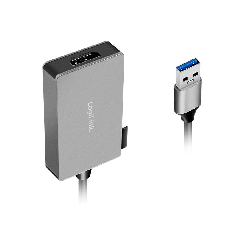 LogiLink USB 3.0 - HDMI Video Adapter, grau