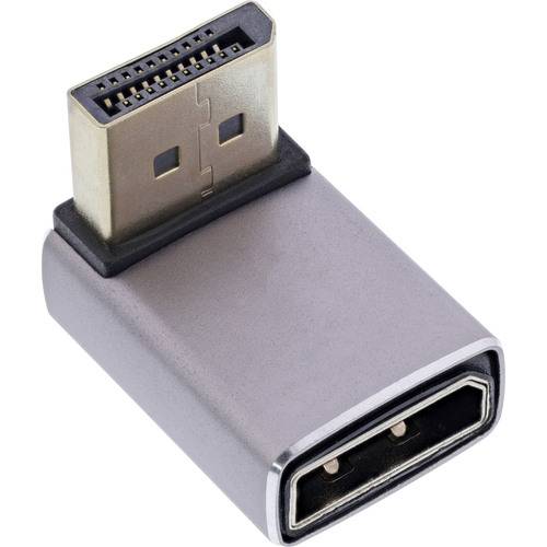 InLine® DisplayPort 1.4 Adapter, Stecker / Buchse, 90° unten, 8K Adapter / Konverter Video