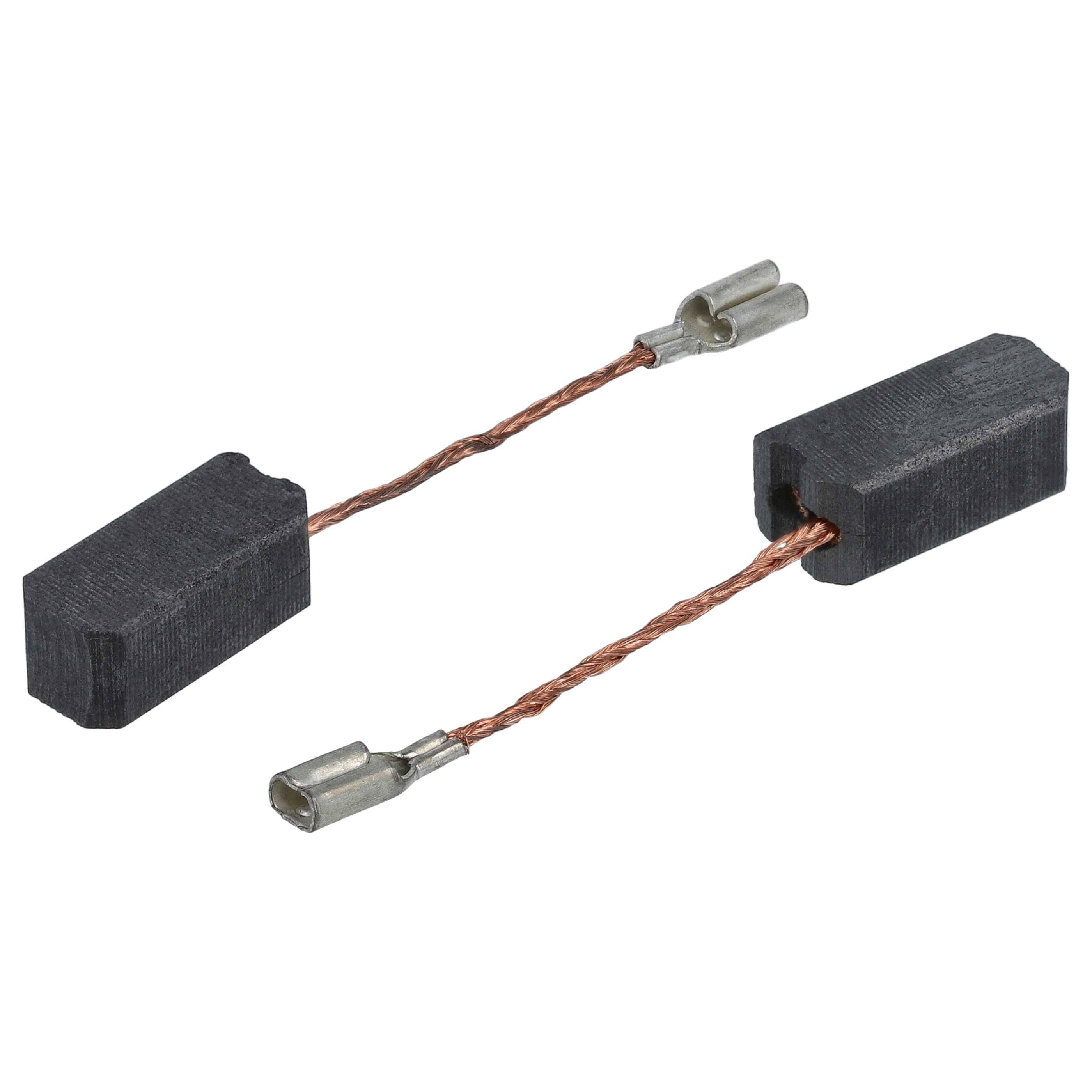 vhbw 2x Kohlebürste 6,3 x 7 x 15,2 / 6,3 x 7 x 15 mm kompatibel mit Flex F 1509 Schleifer