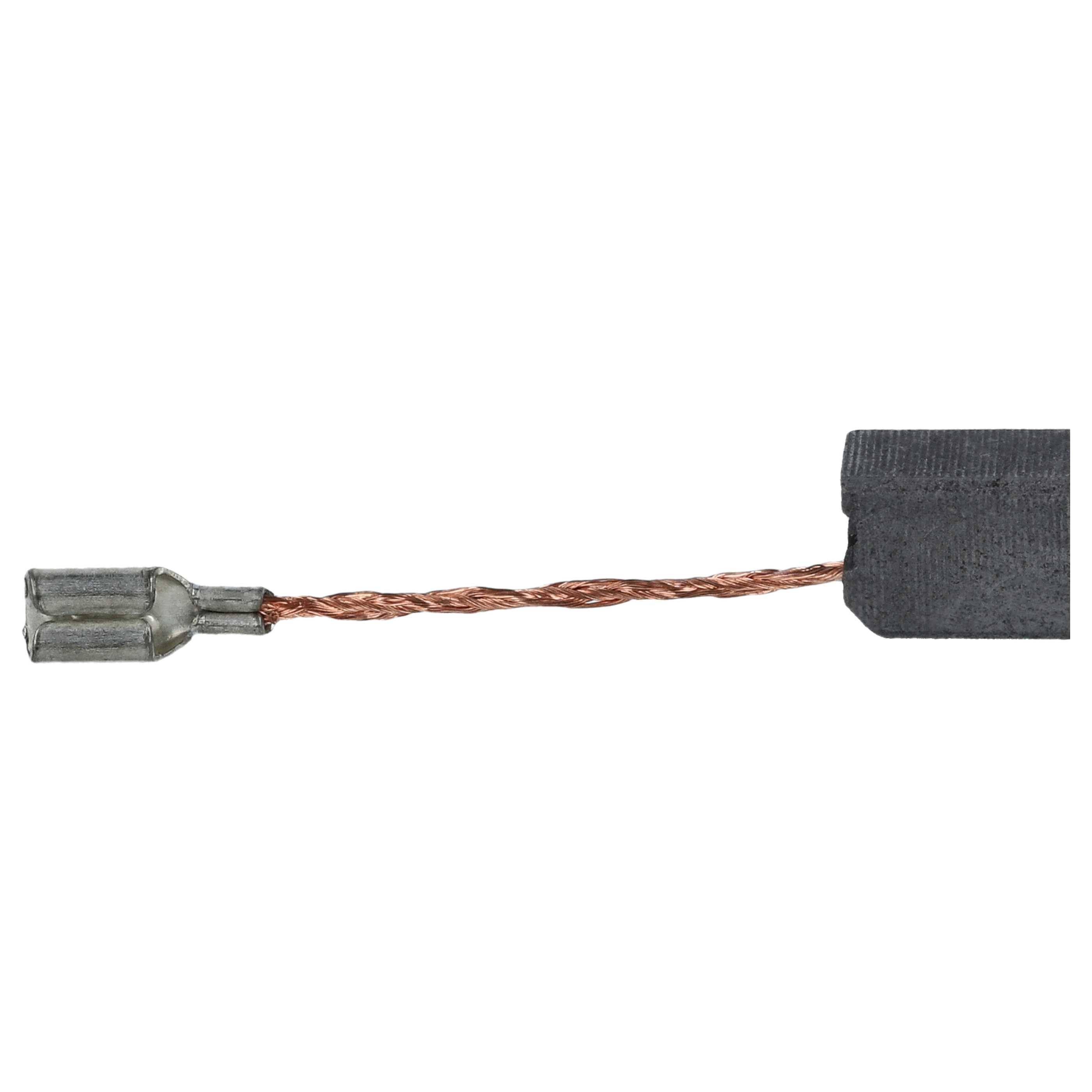 vhbw 2x Kohlebürste 6,3 x 7 x 15,2 / 6,3 x 7 x 15 mm kompatibel mit Flex H11 05 VE, 27 VE Schleifer