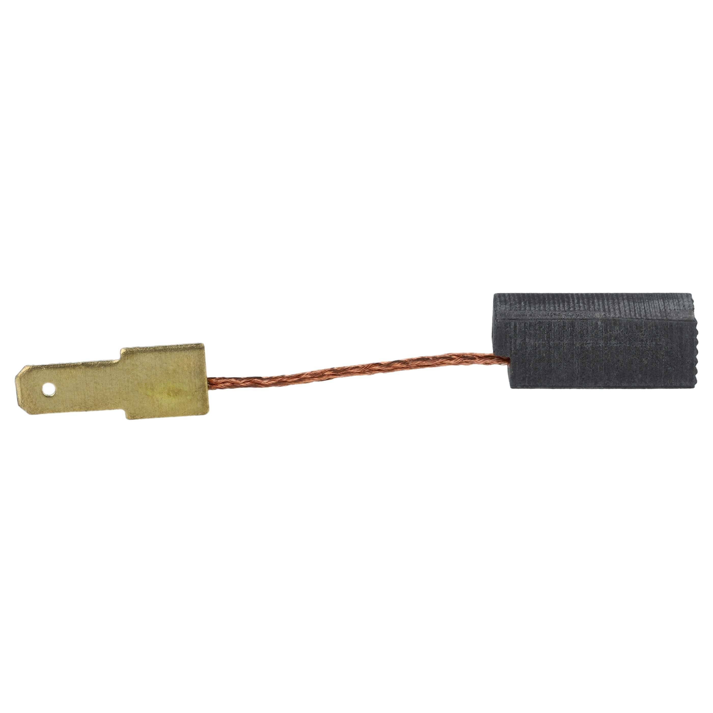 vhbw 2x Kohlebürste 6,3 x 8 x 19 / 6,3 x 8 x 19,5 mm Ersatz für Asein 1775 für Elektrowerkzeug