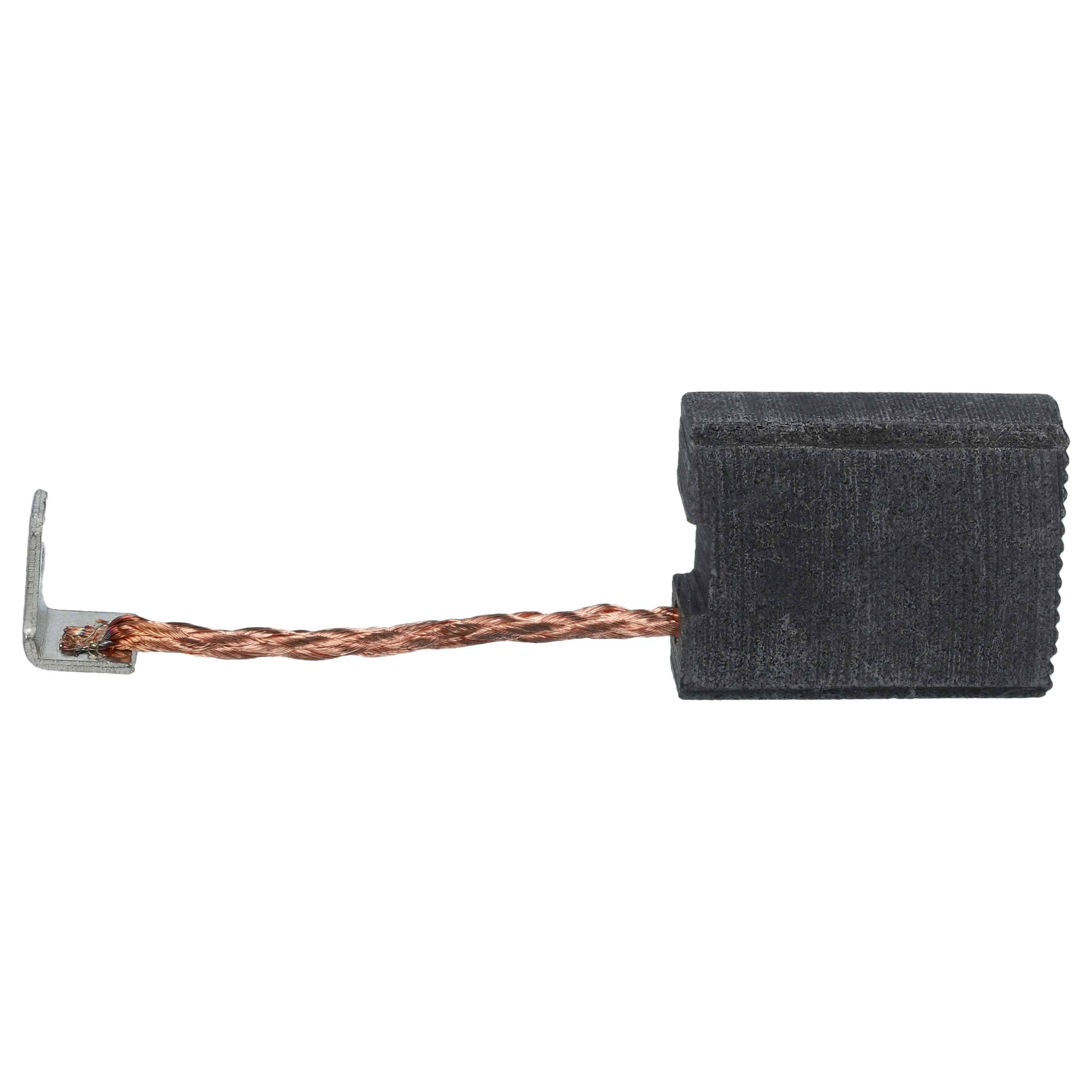vhbw 2x Kohlebürste 6,3 x 16 x 19,5 / 16 x 6,3 x 20 mm Ersatz für Flex 194.786, 4030293013186 für Winkelschleifer, Polierer