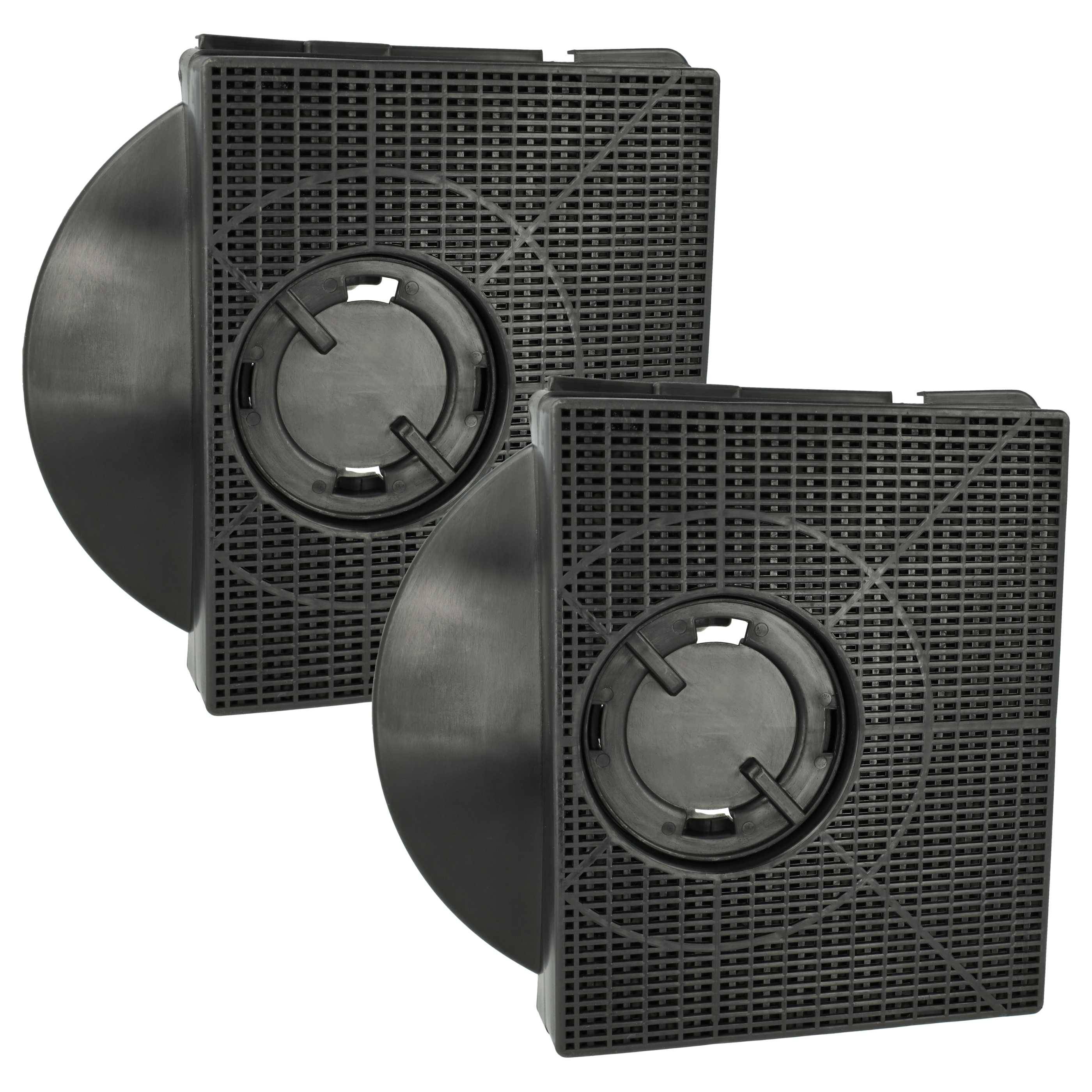 vhbw 2x Aktivkohlefilter Ersatz für Elica F00189/S, KIT0161405, CFC0141563, F00189/1S, CFC0094781 für Dunstabzugshaube - 21,3 x 20,7 x 4,1 cm