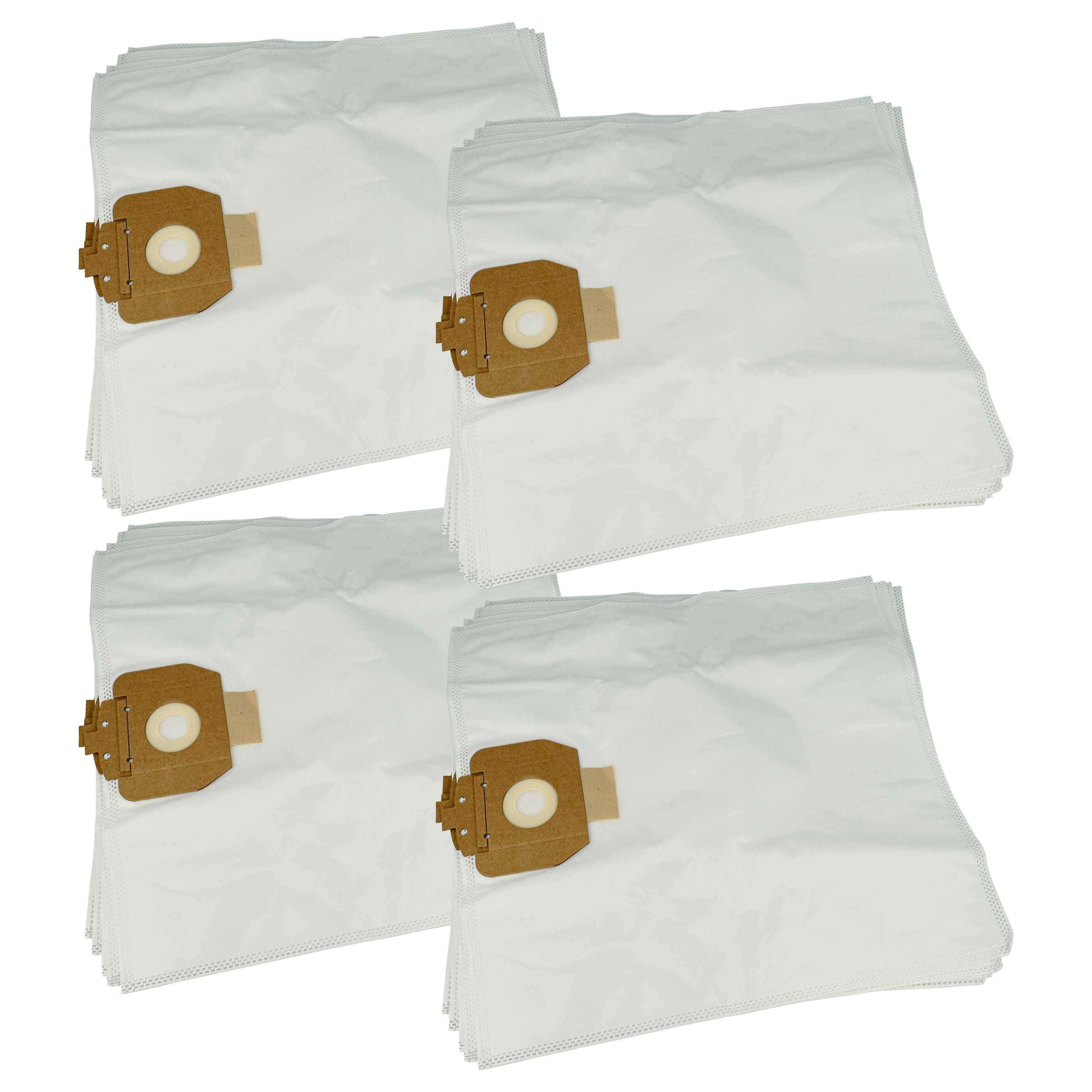 vhbw 20x Staubbeutel Ersatz für Diversey 7514886, 7514803 für Staubsauger - Mikrovlies, 43cm x 41cm Weiß