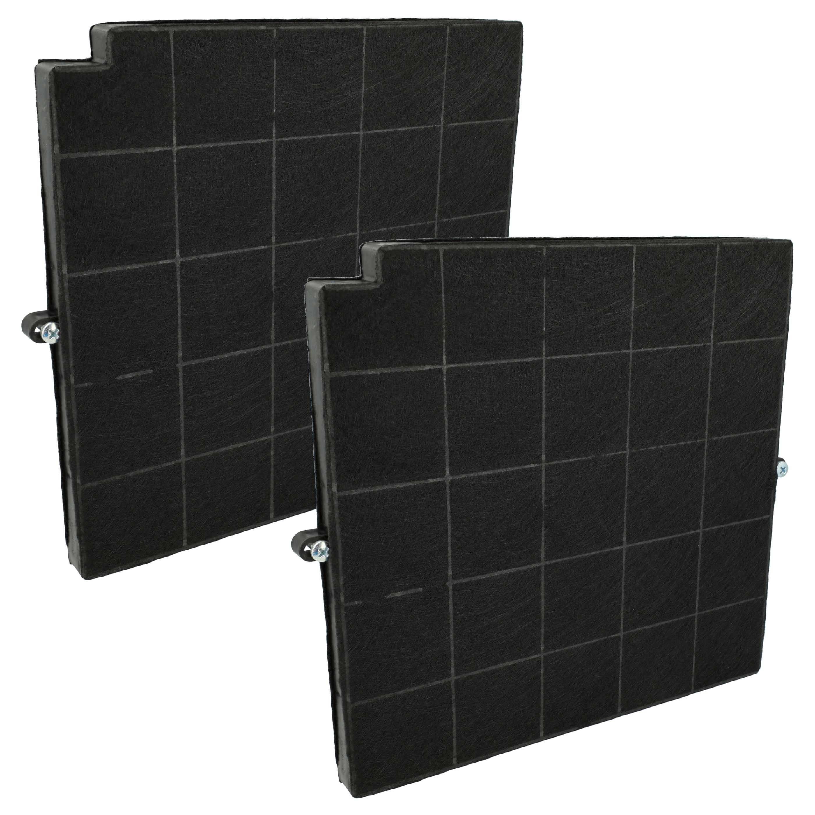 vhbw 2x Aktivkohlefilter kompatibel mit Arthur Martin SAHEL 881553 F39C 90 S4, SOLANUS 5024001 F30 60 Dunstabzugshaube - 26,5 x 25,8 x 1,8 cm