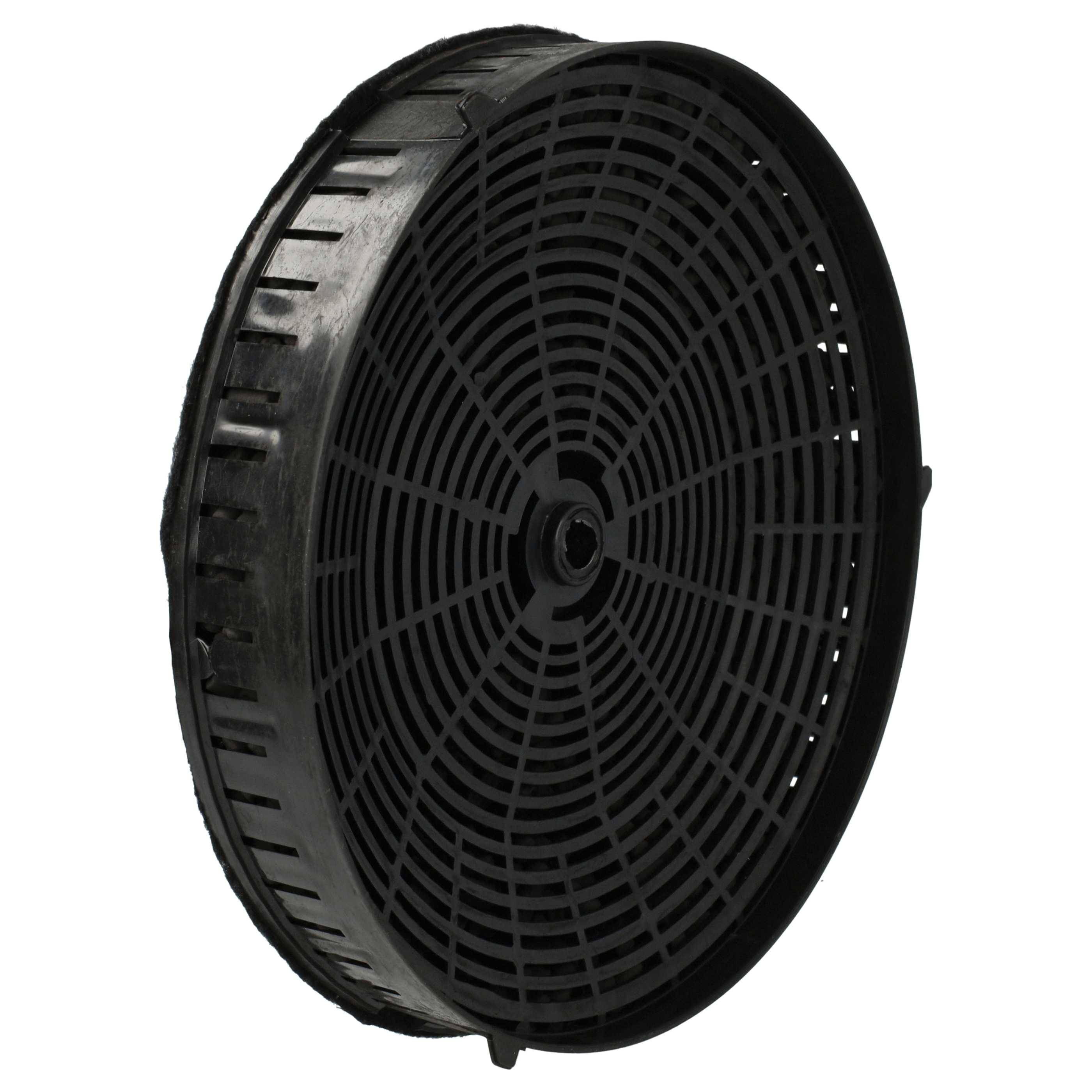 vhbw 4x Aktivkohlefilter kompatibel mit Elica DAISY WH/A/90 T.GREZZO 208355405621, DBHVE85ABX, DBHBS64AMX Dunstabzugshaube - 17,2 cm