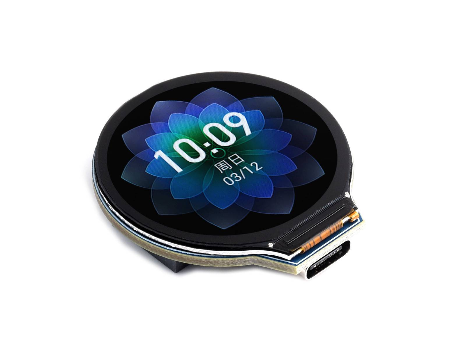 WaveShare ESP32-S3 Development Board with 1.28inch IPS Round LCD