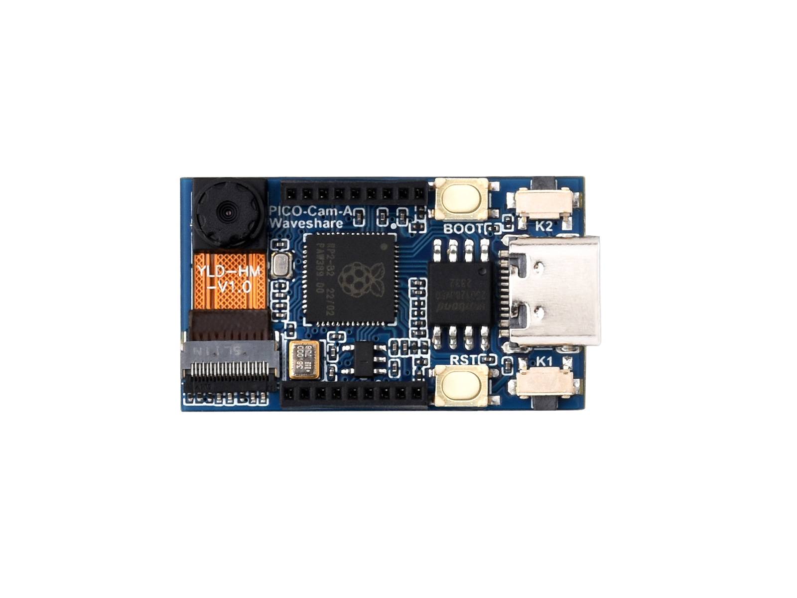 WaveShare RP2040 Microcontroller Camera Development Board