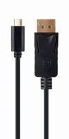 gembird USB-C auf Display-Port Adapter, schwarz (4k 60Hz) Adapter / Konverter USB