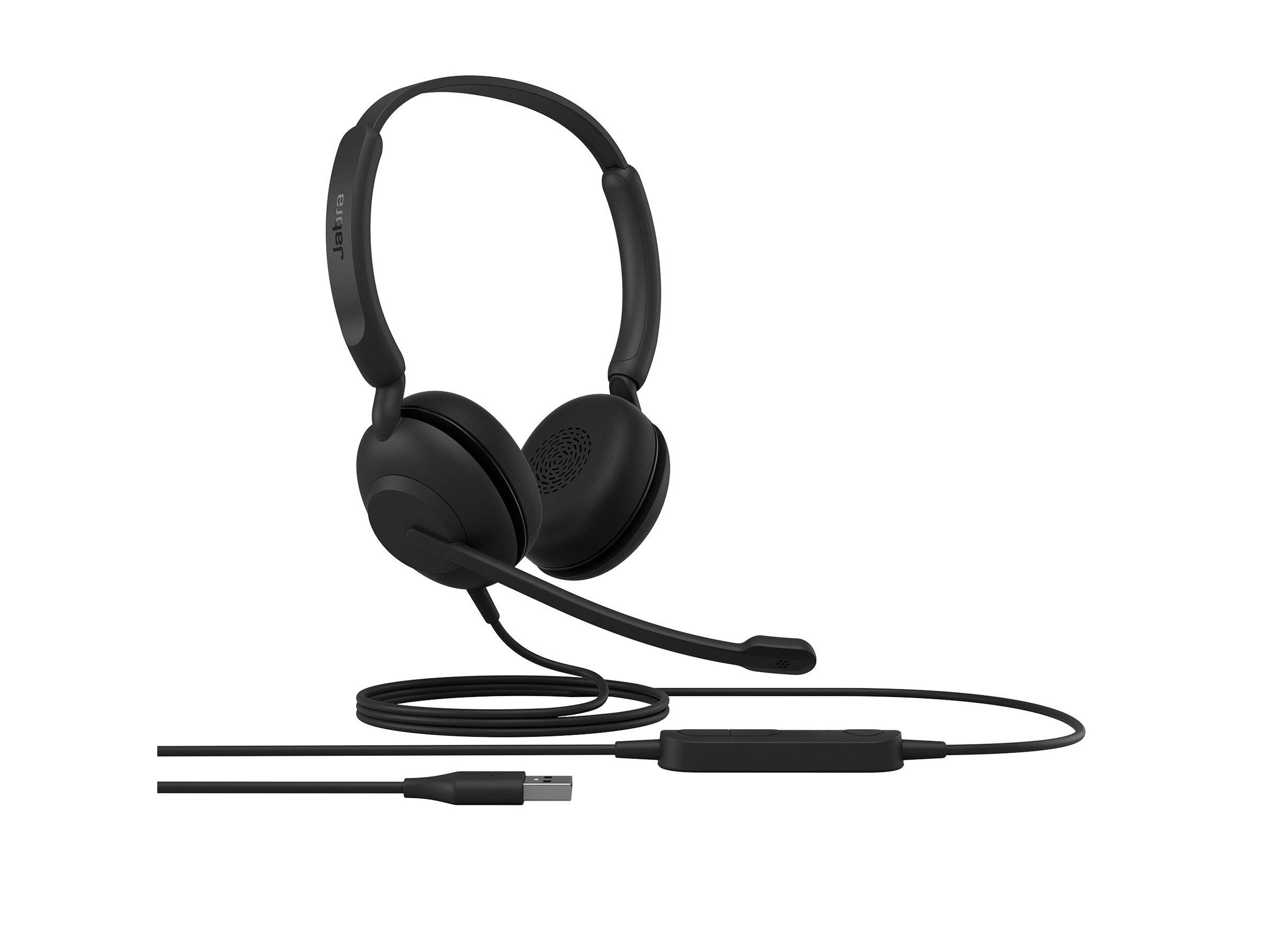 Jabra Evolve 10 Stereo USB-A LU: Jabra Evolve 10, Ohrkissen Kunstleder bezogen, USB-Controller (Anrufsteuerung). TCO-zertifiziert, mit >50%