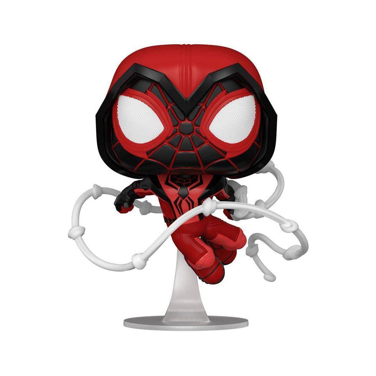 Marvels Spider-Man POP! Games Vinyl Figur Miles Morales Red Suit 9 cm