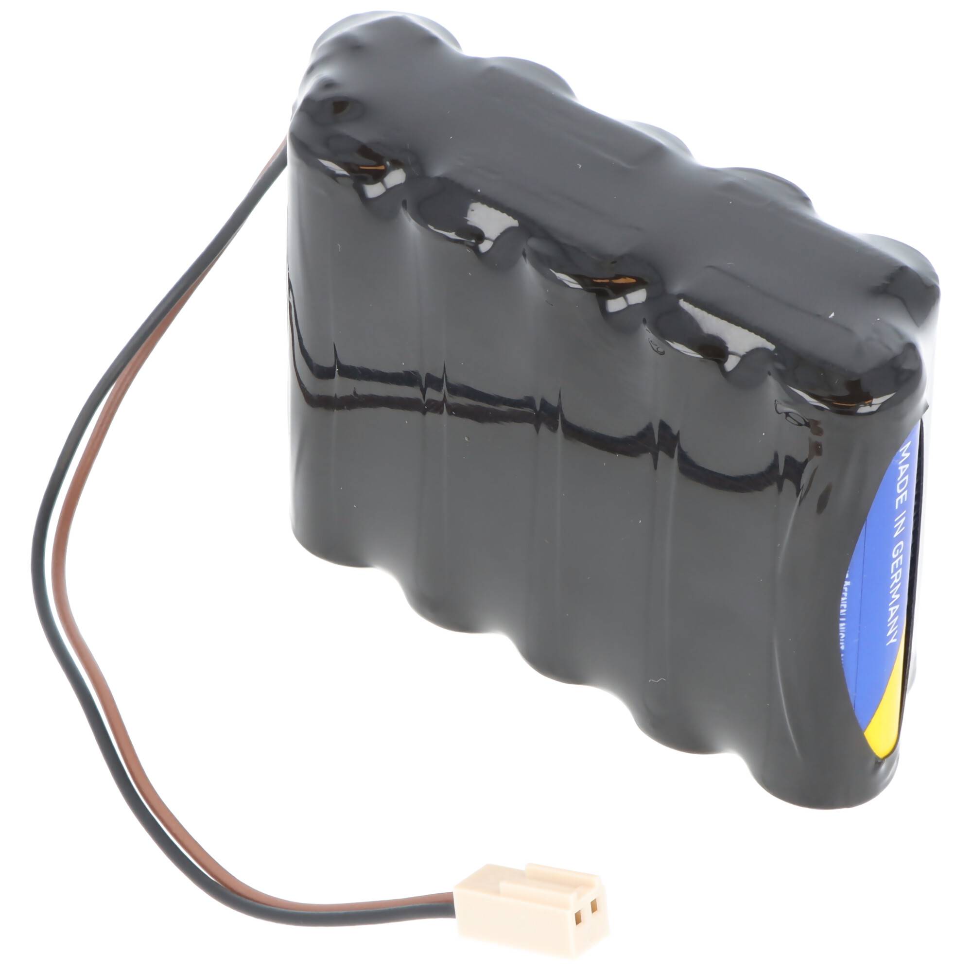 Ersatzbatteriepack für ACO Quantrix-KV 3.0 AlMn 15V 2970mAh F2x5 Mignon AA mit 150mm Kabel und PS2 Stecker