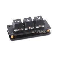 WaveShare Ctrl C/V Shortcut Keyboard Basic Version 3-Key RP2040 Chip WaveShare Ctrl C/V Shortcut Keyboard Basic Version 3-Key RP2040 Chip