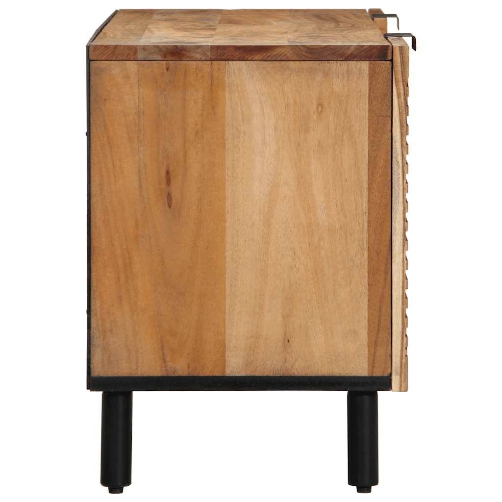 vidaXL TV-Schrank 105x33x46 cm Massivholz Akazie
