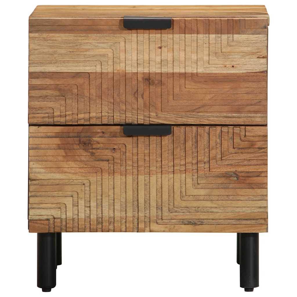vidaXL Nachttisch 40x33x46 cm Massivholz Akazie