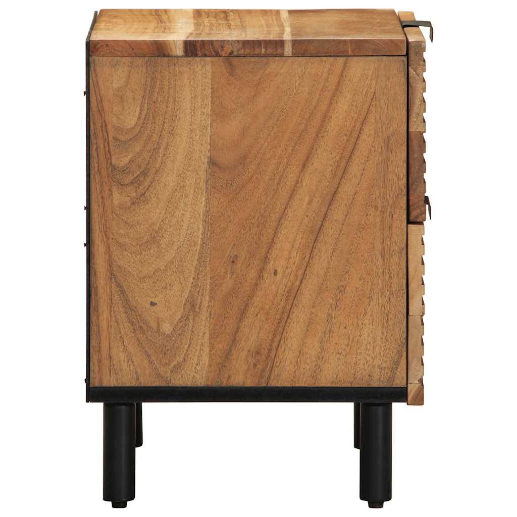 vidaXL Nachttisch 40x33x46 cm Massivholz Akazie