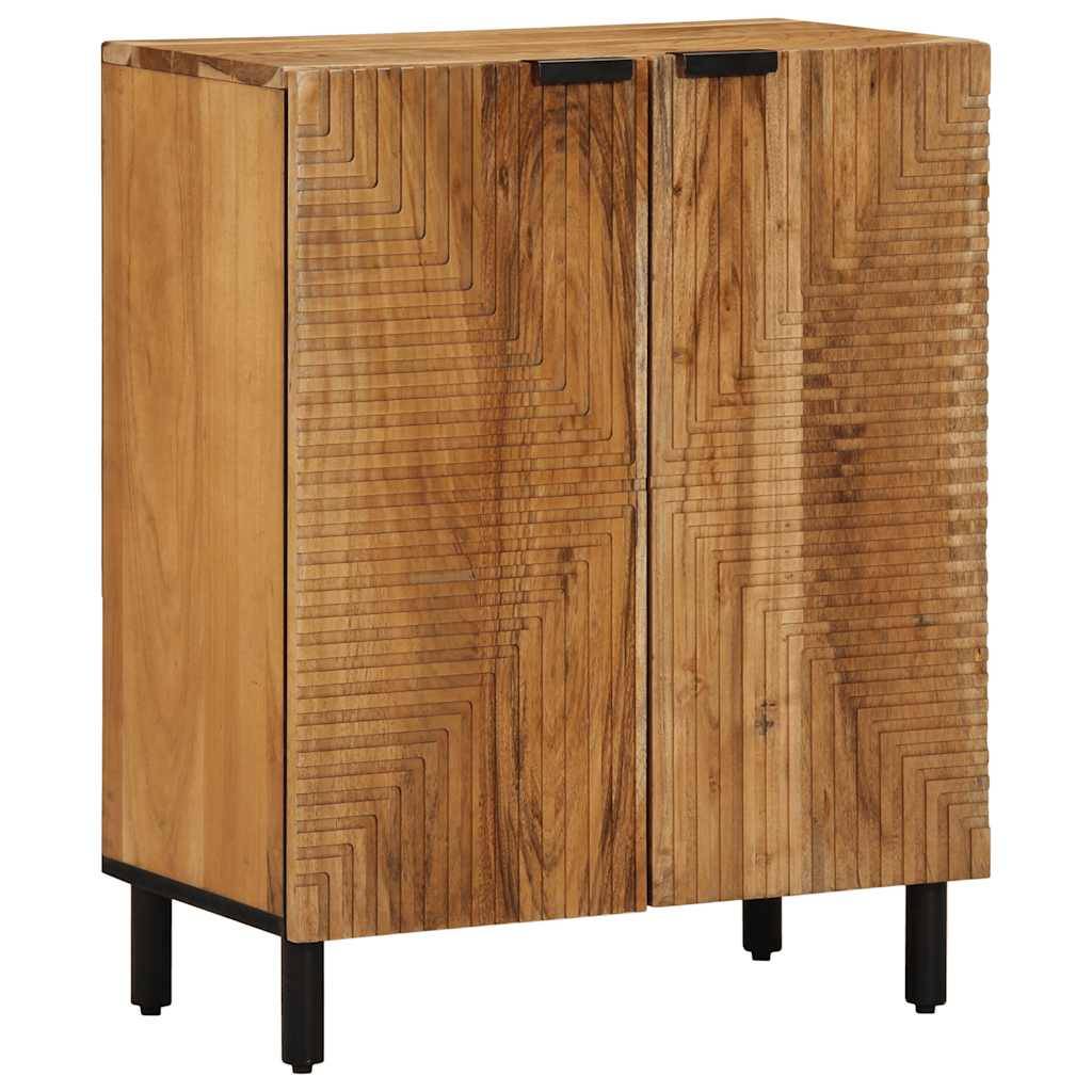 vidaXL Sideboard 60x33x75 cm Massivholz Akazie