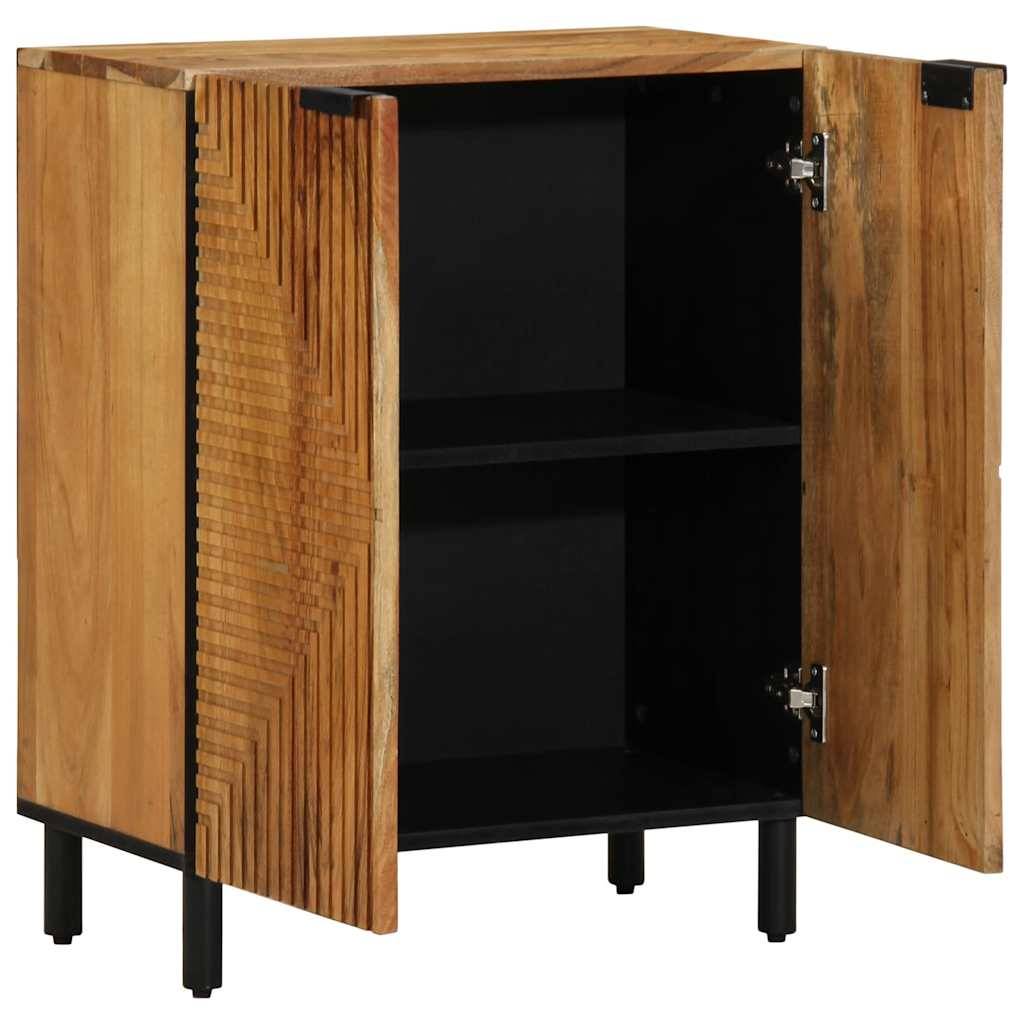 vidaXL Sideboard 60x33x75 cm Massivholz Akazie