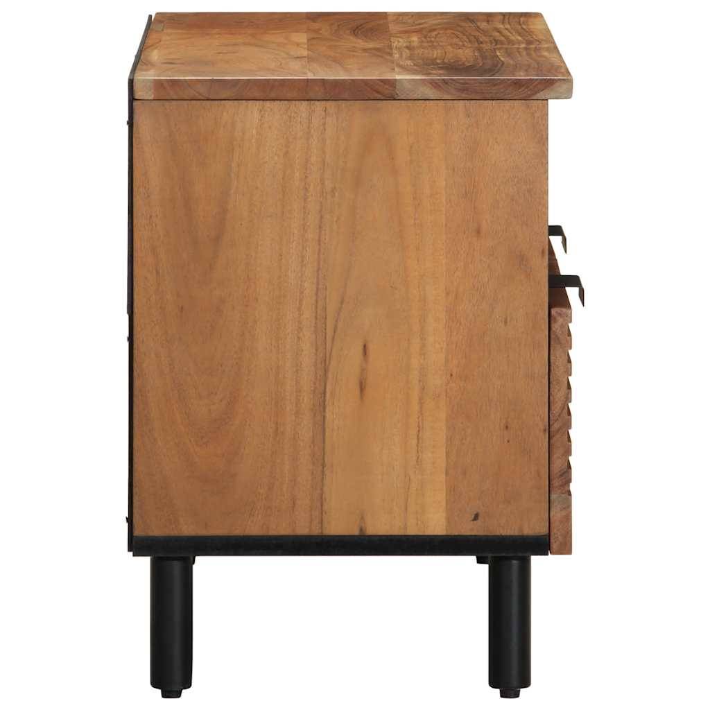 vidaXL TV-Schrank 70x33x46 cm Massivholz Akazie