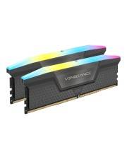 Corsair RAM D5 6000 64 GB C28 Vengeance RGB K2 2x32 1.4V 28-36-36-96 Grey XMP & EXPO