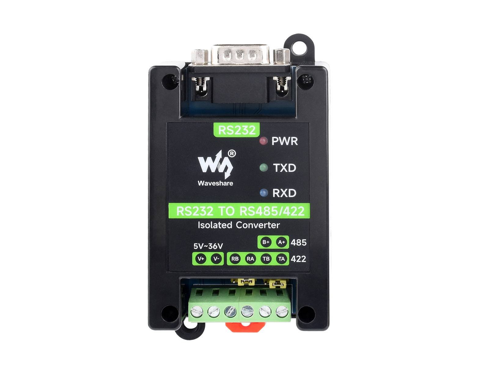 WaveShare RS232 To RS485/422 Active Digital isolated Converter RS232 Female Port