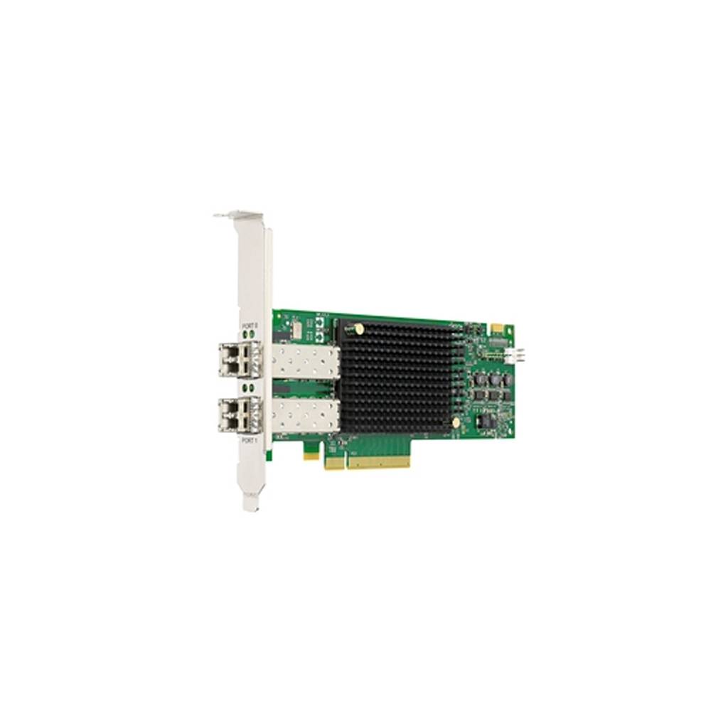 BROADCOM - LPe32000 Serie Emulex G6 Netzwerkkarte Fiber Channel Adapter Dual-Port 32Gb SFP+ LPE32002-AP inkl. Transceive