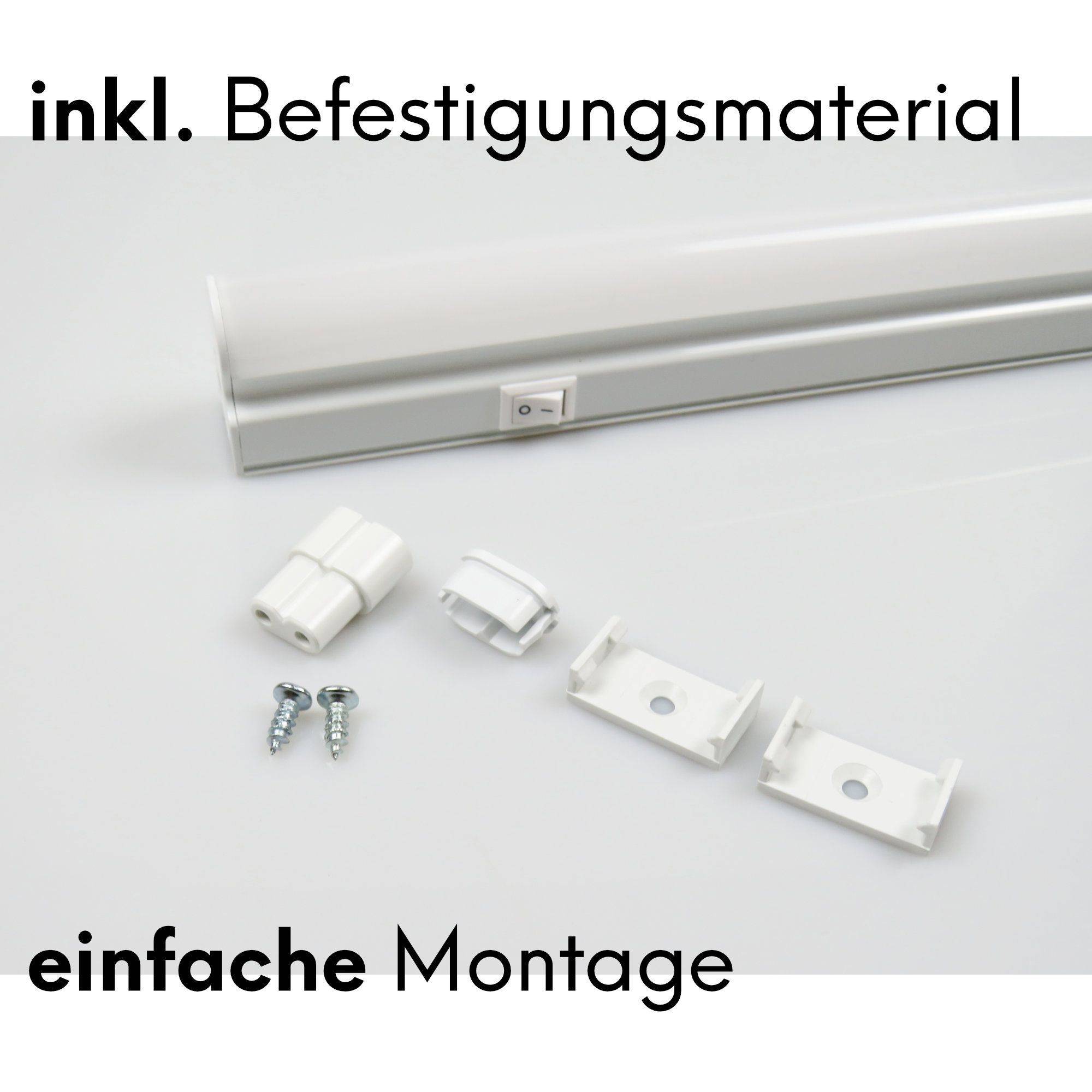 kalb | LED Küchenleuchte Unterbauleuchte Aufbauleuchte Küchenlampe Unterbaustrahler SET