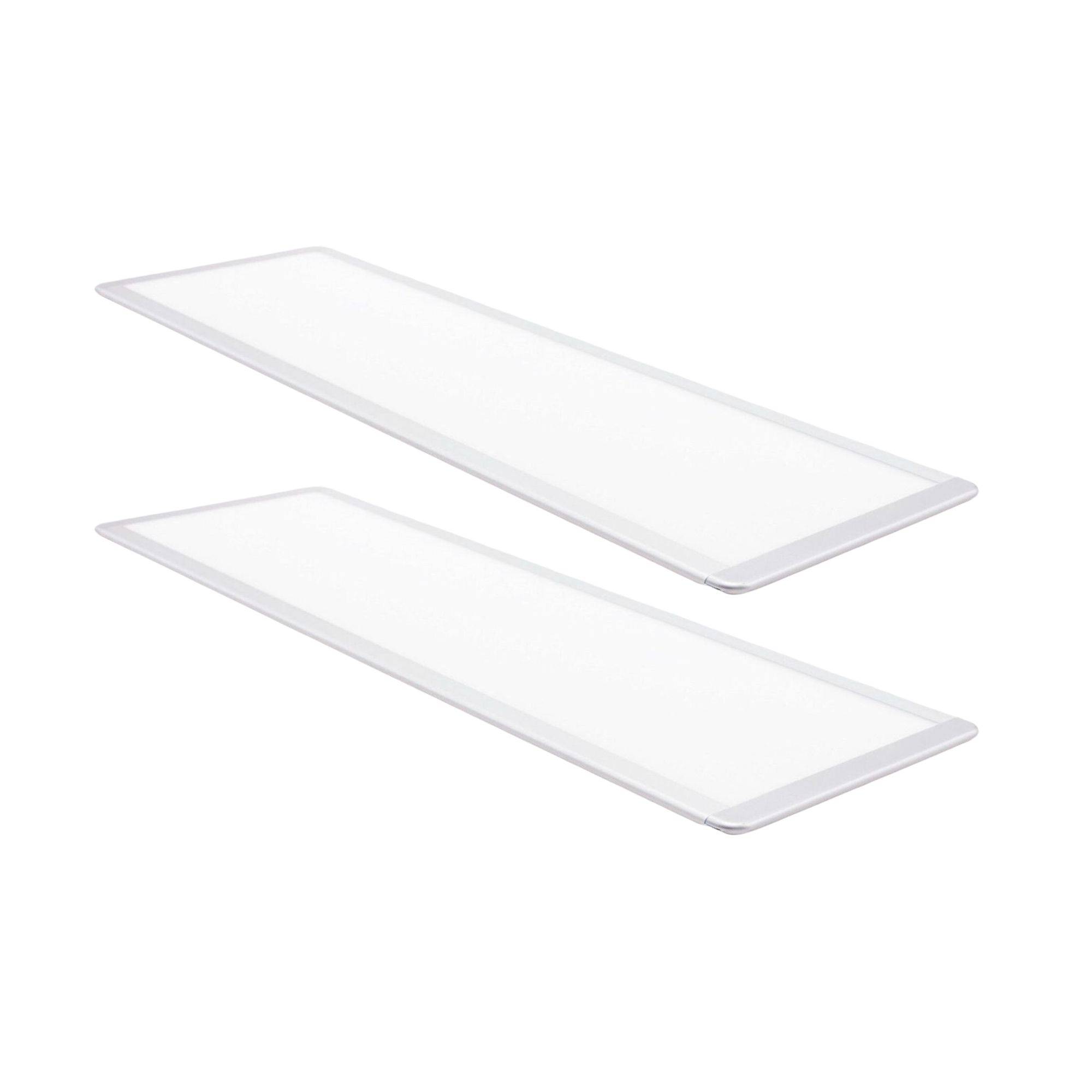 kalb | Lumeo LED Unterbauleuchte Küche, 45cm/60cm, flaches Design, neutralweiß 4000K oder warmweiß 3000K, 12VDC, LED Unterschrank Beleuchtung, einf