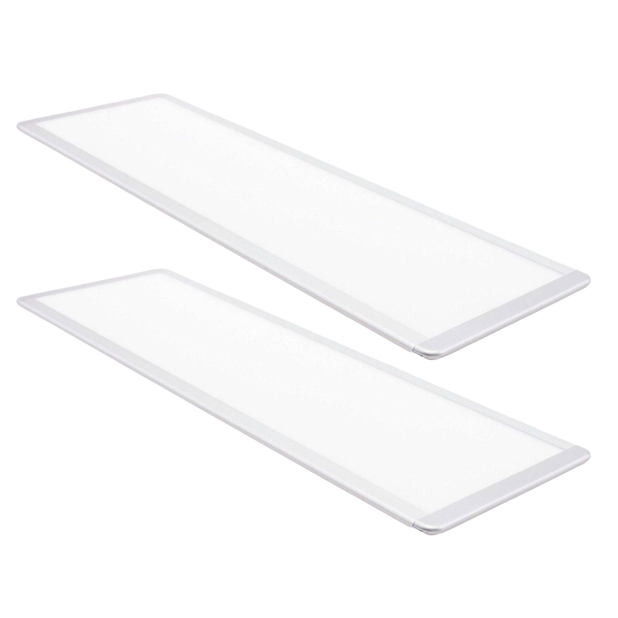 kalb | Lumeo LED Unterbauleuchte Küche, 45cm/60cm, flaches Design, neutralweiß 4000K oder warmweiß 3000K, 12VDC, LED Unterschrank Beleuchtung, einf