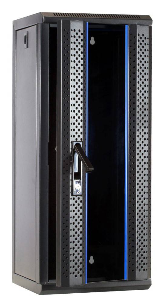 DSIT Danicom - 15 HE, 10” Serverschrank, mit Glastür, (BxTxH) 370x450x752mm