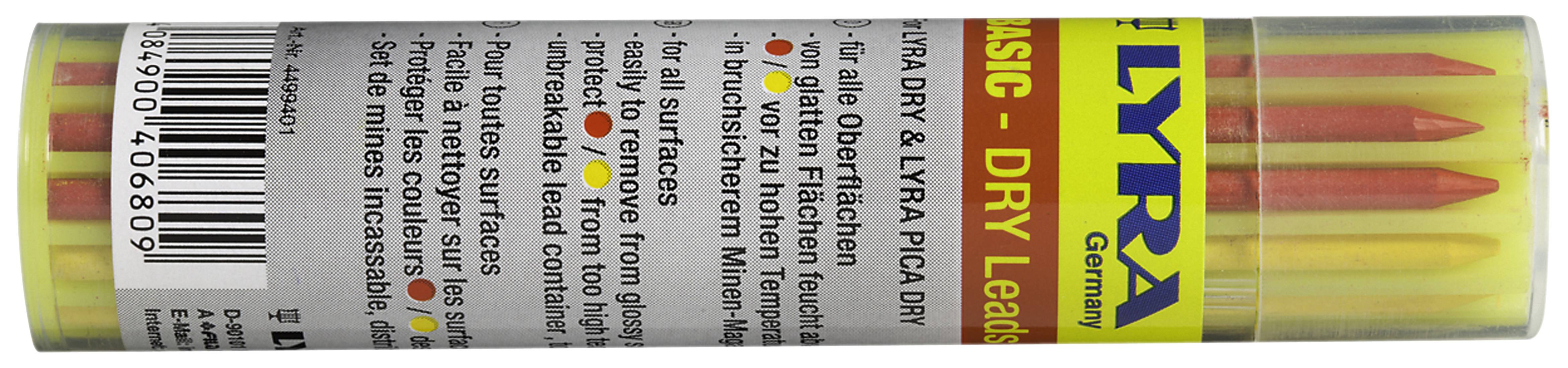 PICARD 12 x Ersatzminen Set für Dry Tieflochmarker Graphit Nr. 71665