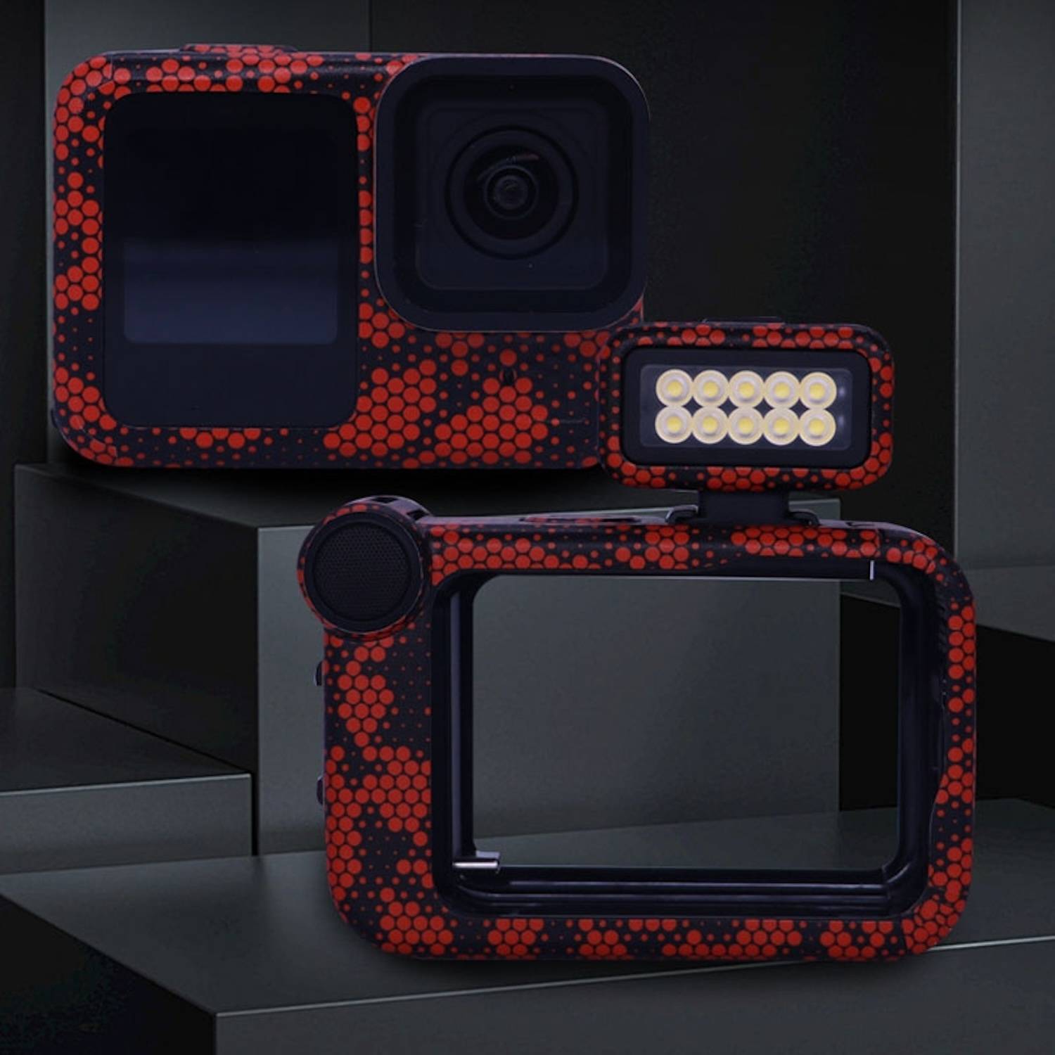 Für GoPro HERO13 Black Design Kamera Body Sticker Schutz Aufkleber Folie Motiv 1