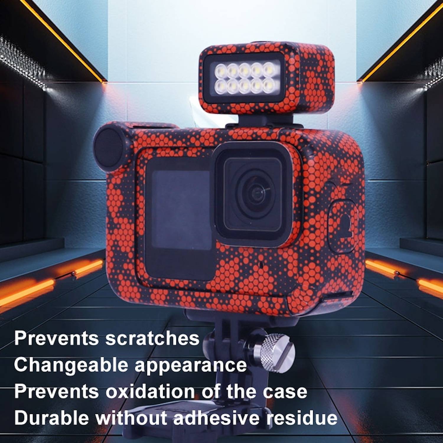 Für GoPro HERO13 Black Design Kamera Body Sticker Schutz Aufkleber Folie Motiv 1