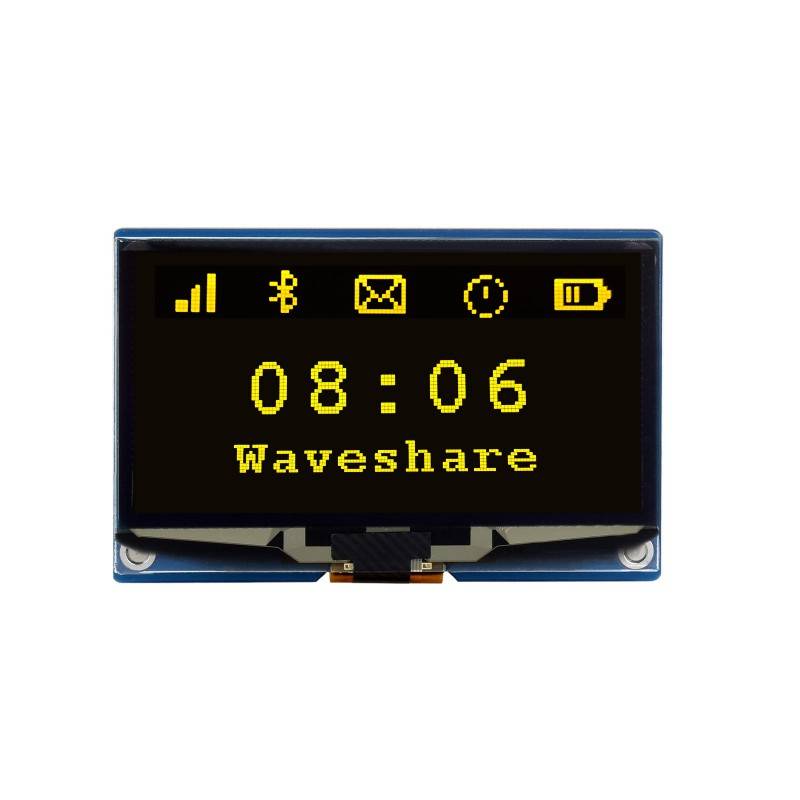 WaveShare 2.42inch OLED Display Module 128x64 SPI I2C Yellow on Black