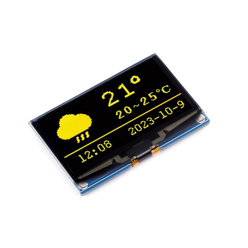 WaveShare 2.42inch OLED Display Module 128x64 SPI I2C Yellow on Black