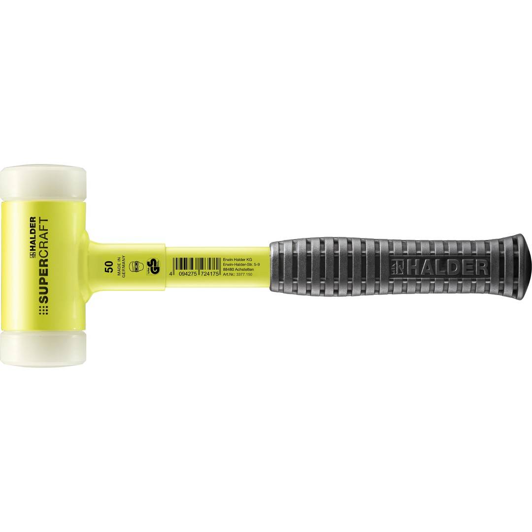 HALDER SUPERCRAFT Aktionsbox Bau Schonhammer Ø 50 mm + PARAT Hammerhalter