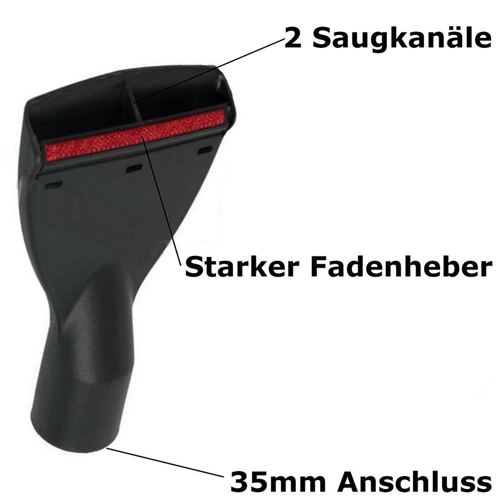Staubsauger Polster Düse Matratzendüse Staubsaugerdüse Zubehör Ersatz für Mirka DE1230 M AFC 915 1025 1230 Polsterbürste