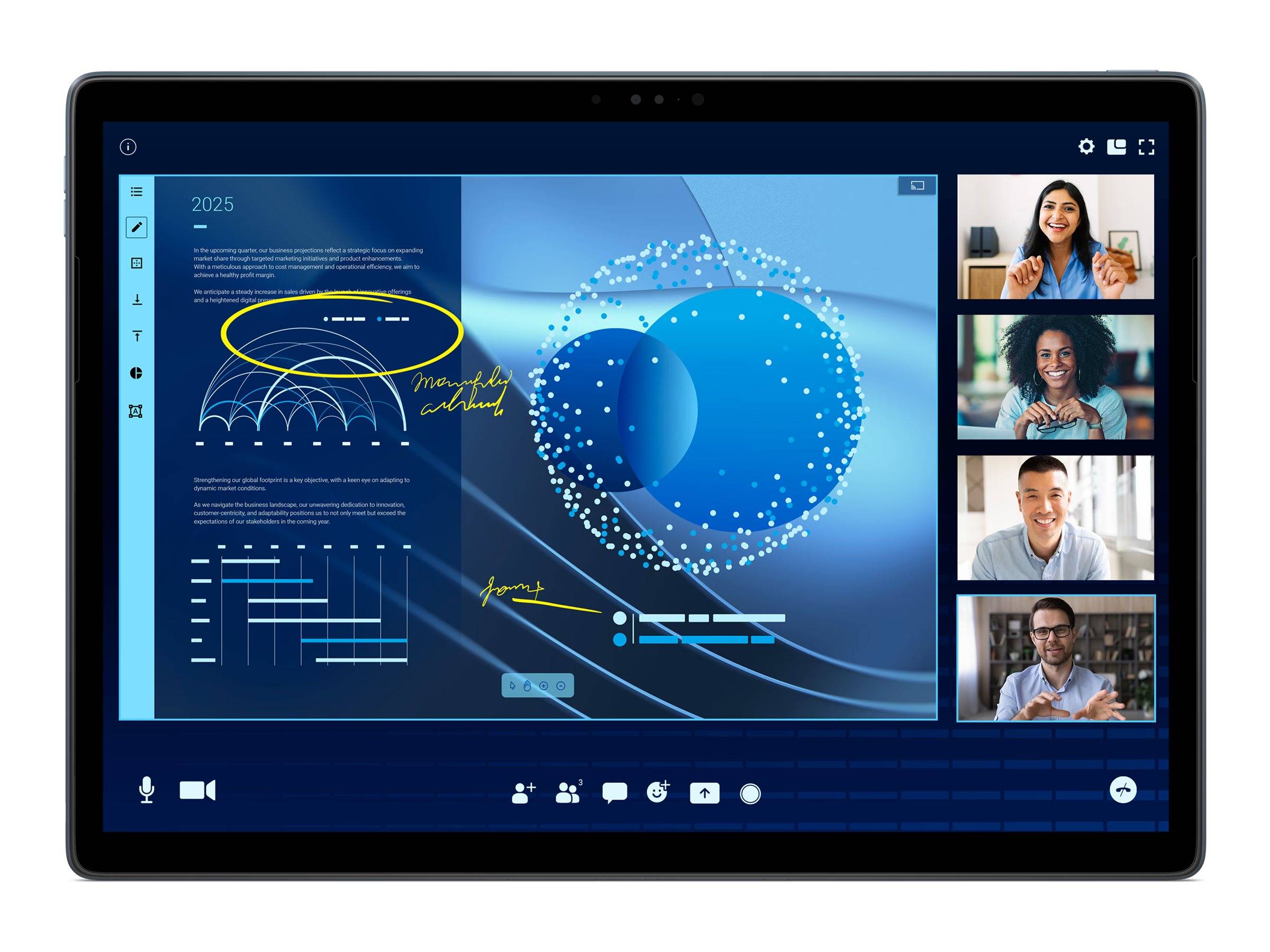 Dell Latitude 7350 Detachable - Tablet - mit abnehmbarer Tastatur - Intel Core Ultra 7 164U / 1.1 GHz - Evo - Win 11 Pro