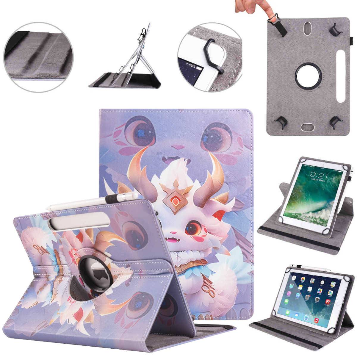 Für Honor Pad X8a 11 Zoll 360 Grad Motiv 13 Tablet Tasche Kunst Leder Etuis Hülle
