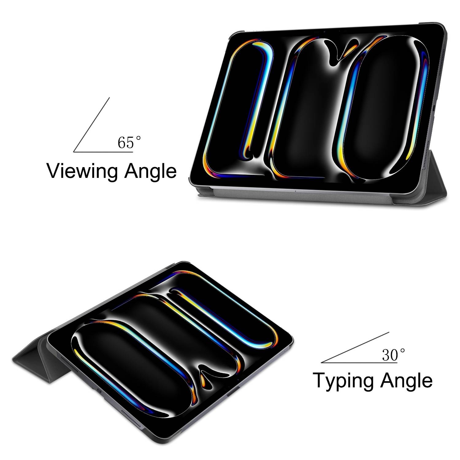 Für Xiaomi Pad 7 / 7 Pro 3folt Wake UP Smart Cover Tablet Tasche Hülle Case Dunkelblau