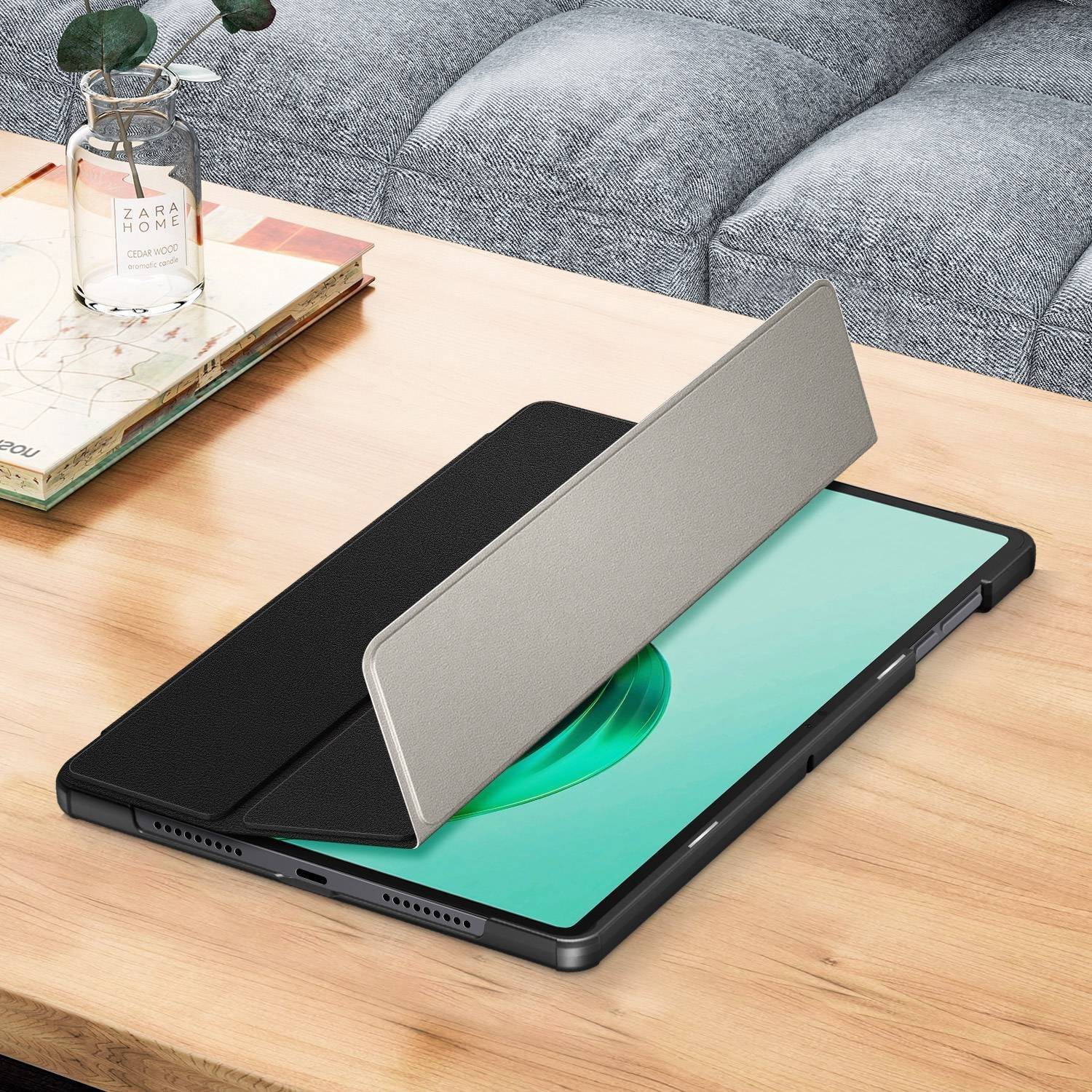 Für Honor Pad X8a 11 Zoll 3folt Wake UP Smart Cover Tablet Tasche Hülle Case Neu Hellblau