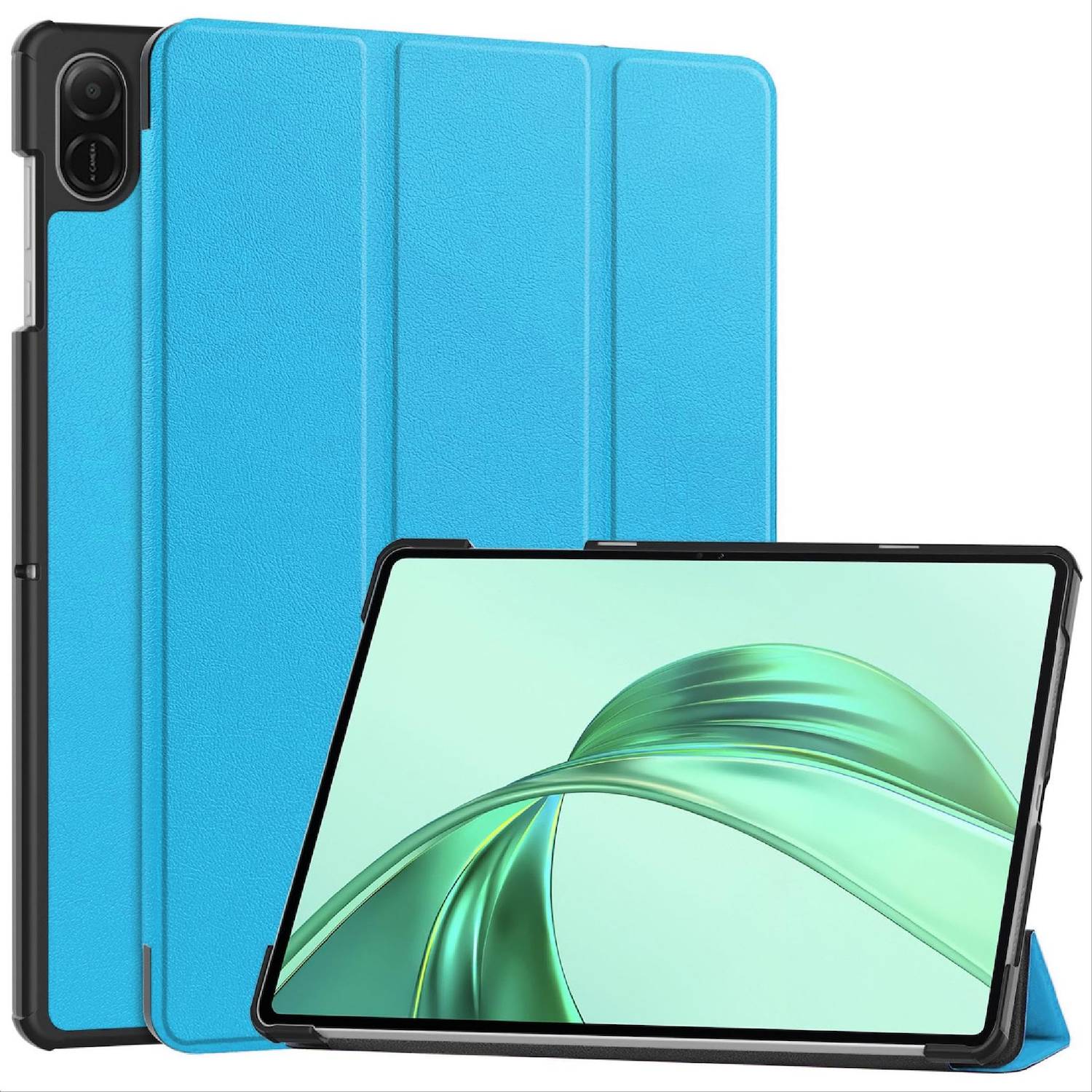 Für Honor Pad X8a 11 Zoll 3folt Wake UP Smart Cover Tablet Tasche Hülle Case Neu Hellblau